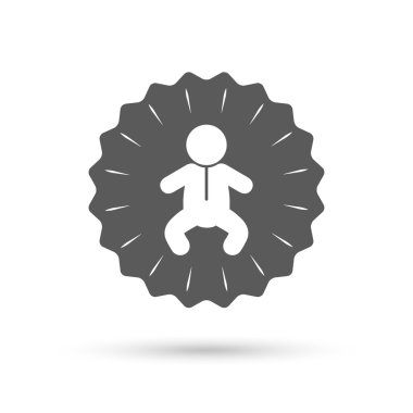 Bebek Bebek işareti simgesi.