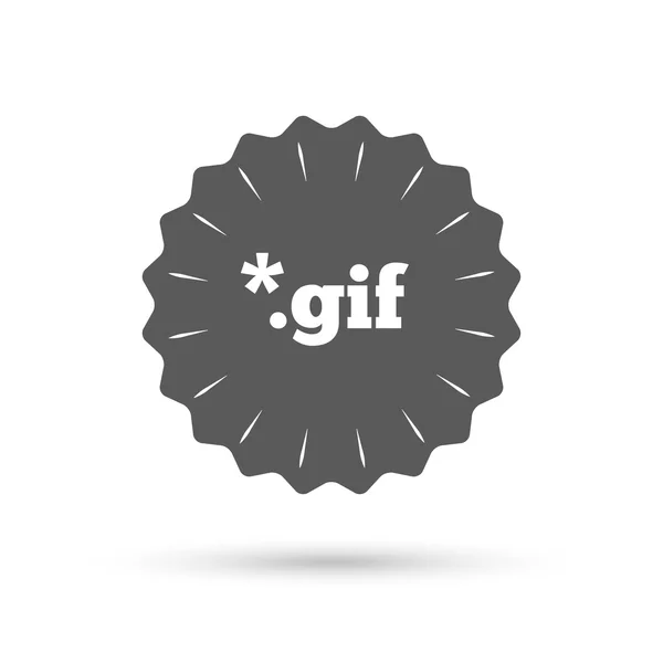 Піктограма знака GIF файла . — стоковий вектор