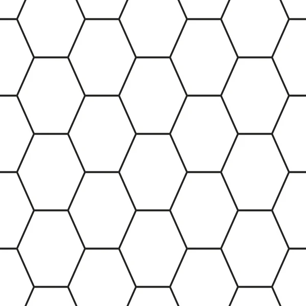 Hex stripped grid seamless pattern. — Stock Vector