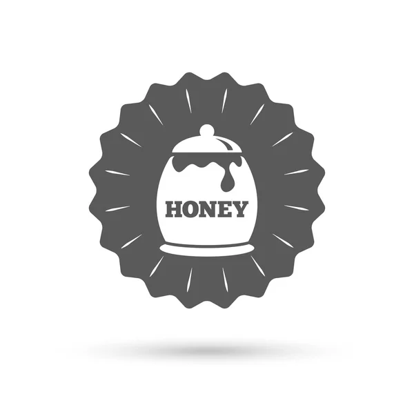 Honey pot jel ikon. — Stock Vector