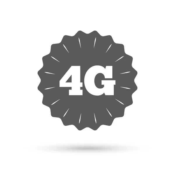 Signo 4G. Tecnología de telecomunicaciones móviles . — Archivo Imágenes Vectoriales