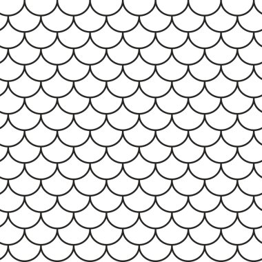 Çatı kiremit geometrik seamless modeli.