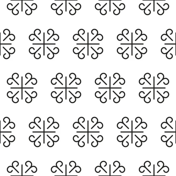 Orné dépouillé motif géométrique sans couture . — Image vectorielle