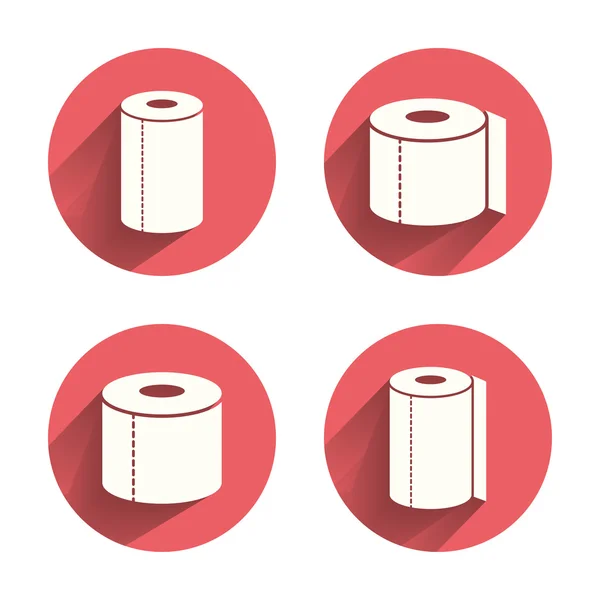 Icônes papier toilette . — Image vectorielle