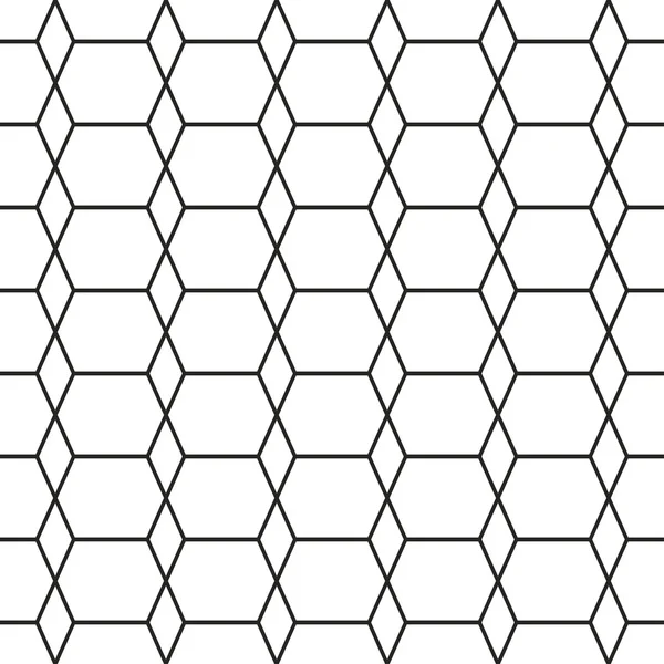 Rhombus despojado padrão sem costura . — Vetor de Stock