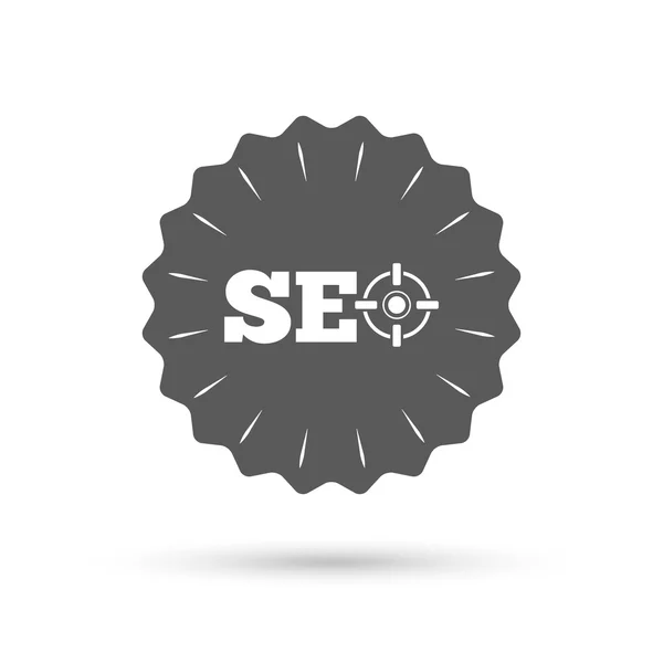 SEO sign icon. — Stock Vector