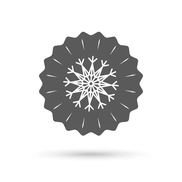 Snowflake artistic sign — Stock Vector