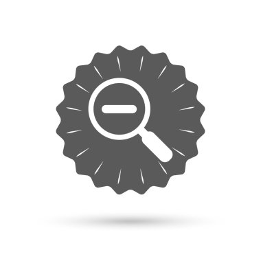 Büyüteç cam simgesi simgesi.