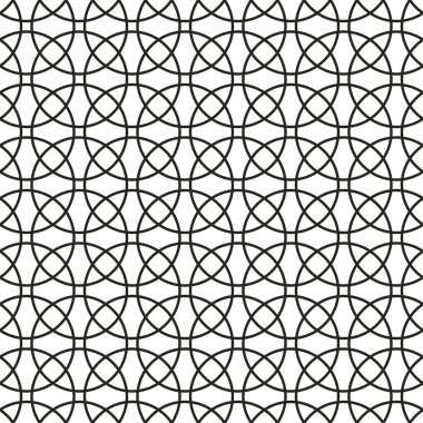 Elimden daireler geometrik seamless modeli.