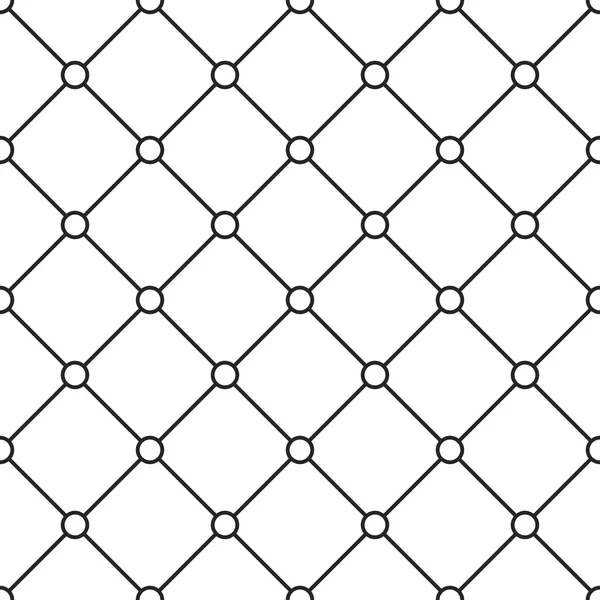 Circles grid stripped seamless pattern. — Stock Vector
