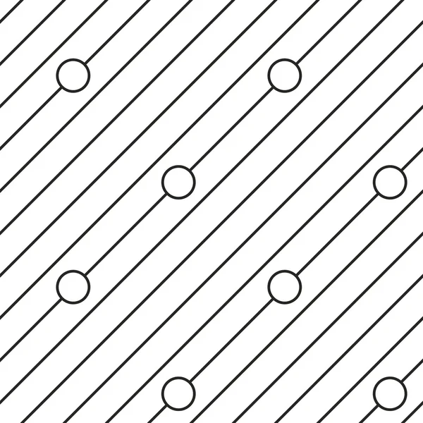 Circles stripped   seamless pattern. — Stock vektor