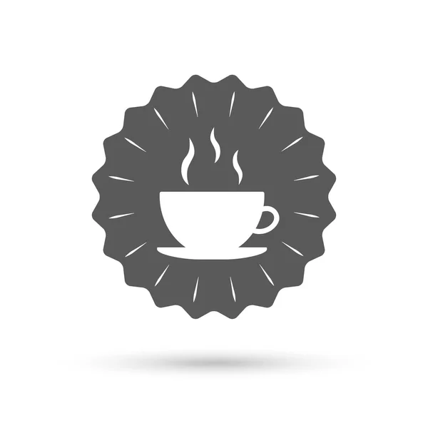 Coffee cup sign icon — Stock Vector