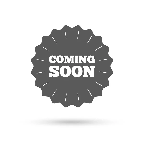 Coming soon icon. — Stock Vector