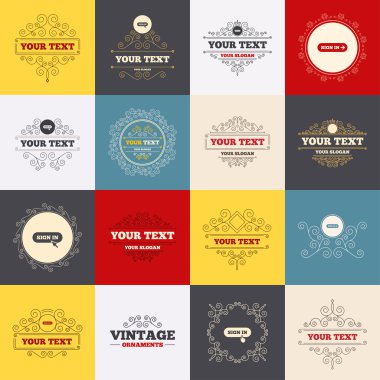 Simgeleri imzala. Giriş ok ile