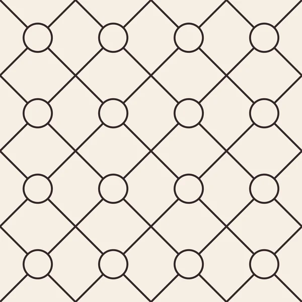 Kruhy mřížky svlékl bezešvé pattern. — Stockový vektor