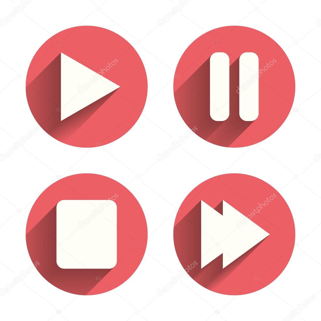 Player navigation icons.
