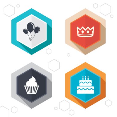 doğum günü partisi simgeleri.