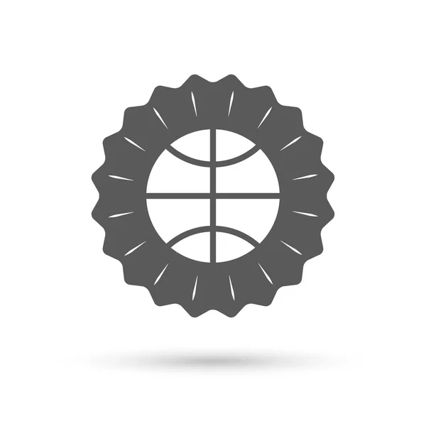 Basketbal teken pictogram. sport symbool. — Stockvector