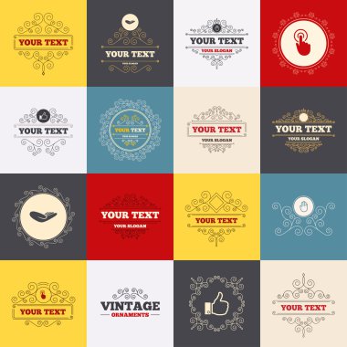 El simgeler. Başparmak gibi