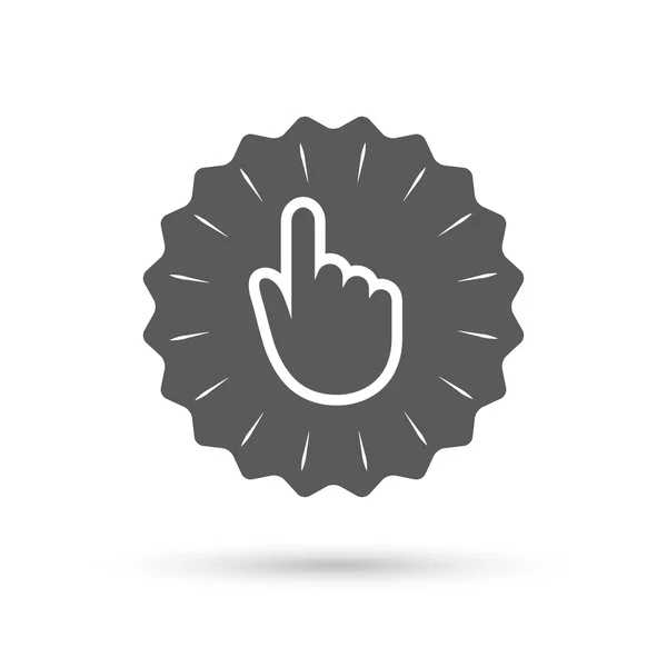 Hand cursor sign icon. — Stock Vector