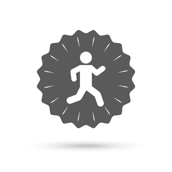 Running sign icon. — Stock Vector