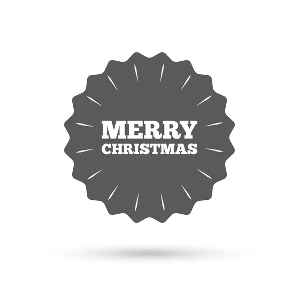 Merry christmas text sign — 图库矢量图片