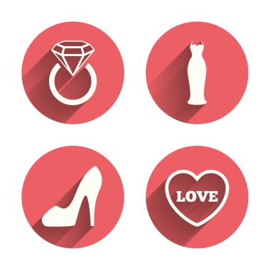 düğün elbise simgeler