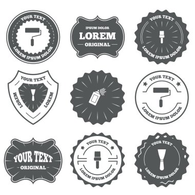 rulo, fırça simgeler