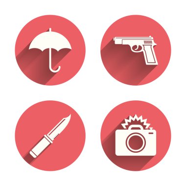 Silah silah. Bıçak, şemsiye