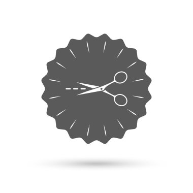 Makasla kesme çizgi işareti