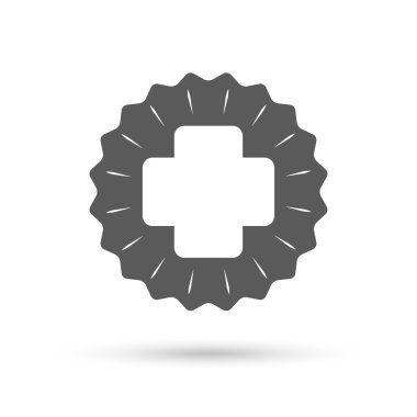 Tıbbi çapraz işareti simgesi.