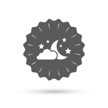 ay, bulutlar ve yıldız işareti