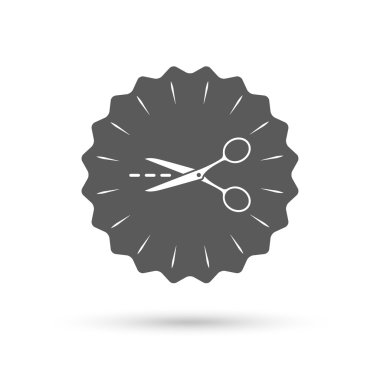 Makasla kesme çizgi işareti