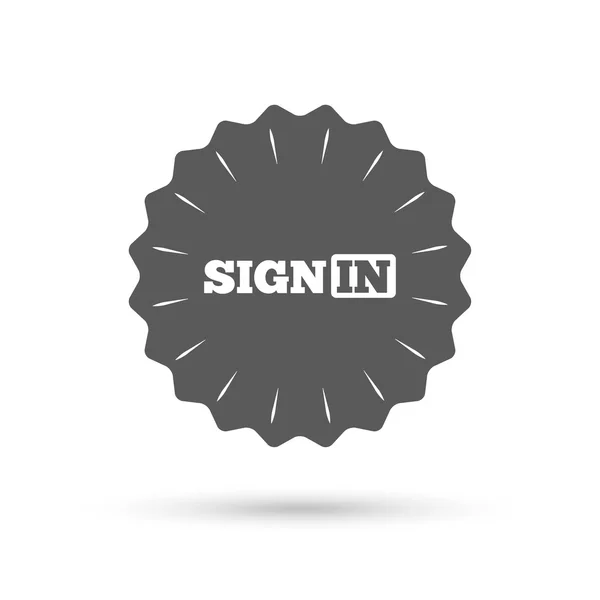 Sign in icon. Join symbol. — Stock Vector