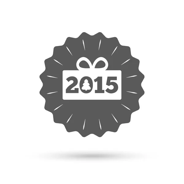 Feliz año nuevo 2015 signo — Vector de stock