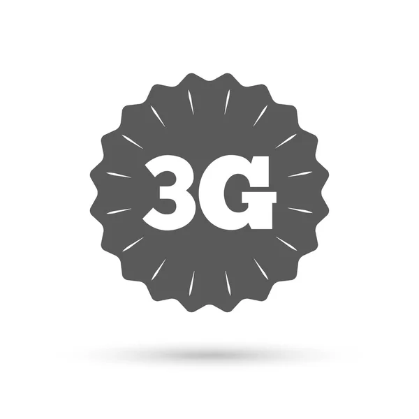 Señal 3G. Tecnología de telecomunicaciones móviles . — Vector de stock