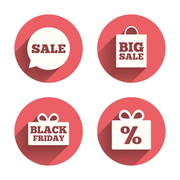 Sale speech bubble icons — Stock Vector