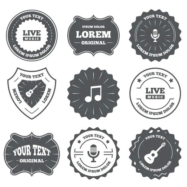 Musical elements icons