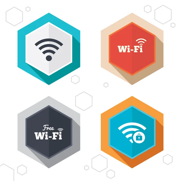 Wifi 无线网络图标. — 图库矢量图片