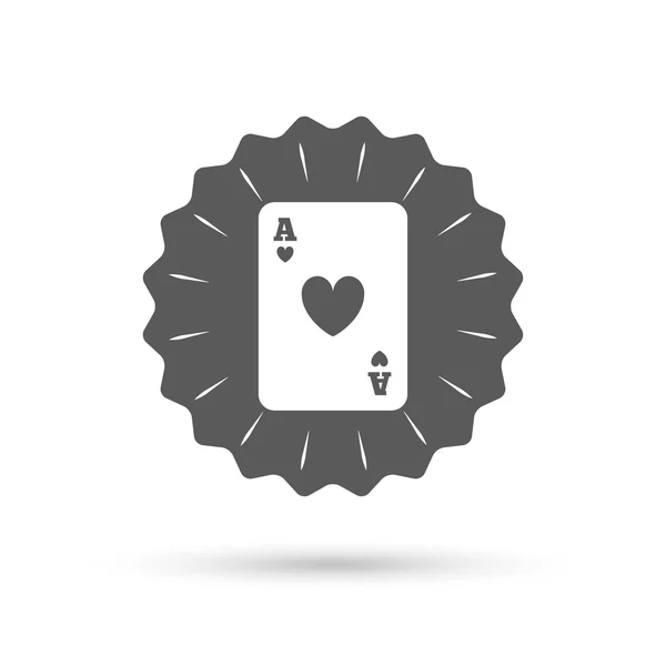 Icône signe Casino . — Image vectorielle