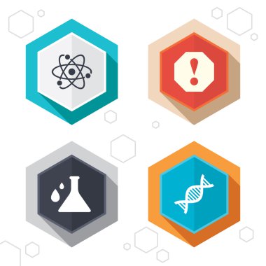 Dikkat ve Dna simgeler.