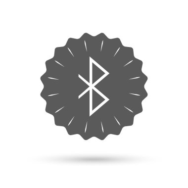 Bluetooth işareti simgesi.