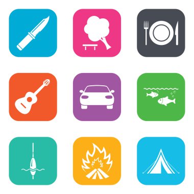 Simgeler kamp gezisi, yürüyüş.