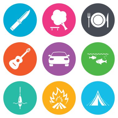 Simgeler kamp gezisi, yürüyüş.