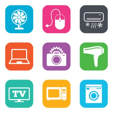 Ev aletleri, aygıt simgeleri.