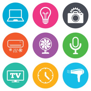 Ev aletleri, aygıt simgeleri.