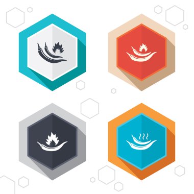 sıcak biber simgeler.