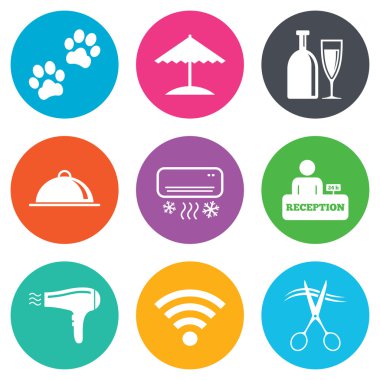 Otel, apartman simgeler Hizmetleri..