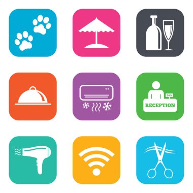 Otel, apartman simgeler Hizmetleri..