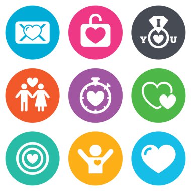 Aşk, Sevgililer günü simgeler.